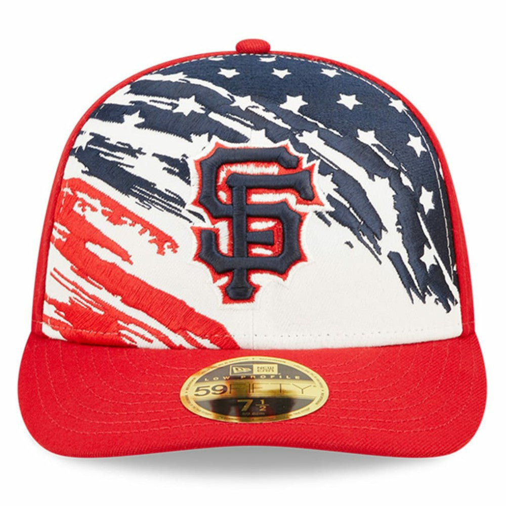 San Francisco Giants 2022 4th of July Low Profile 59FIFTY Fitted Hat Red