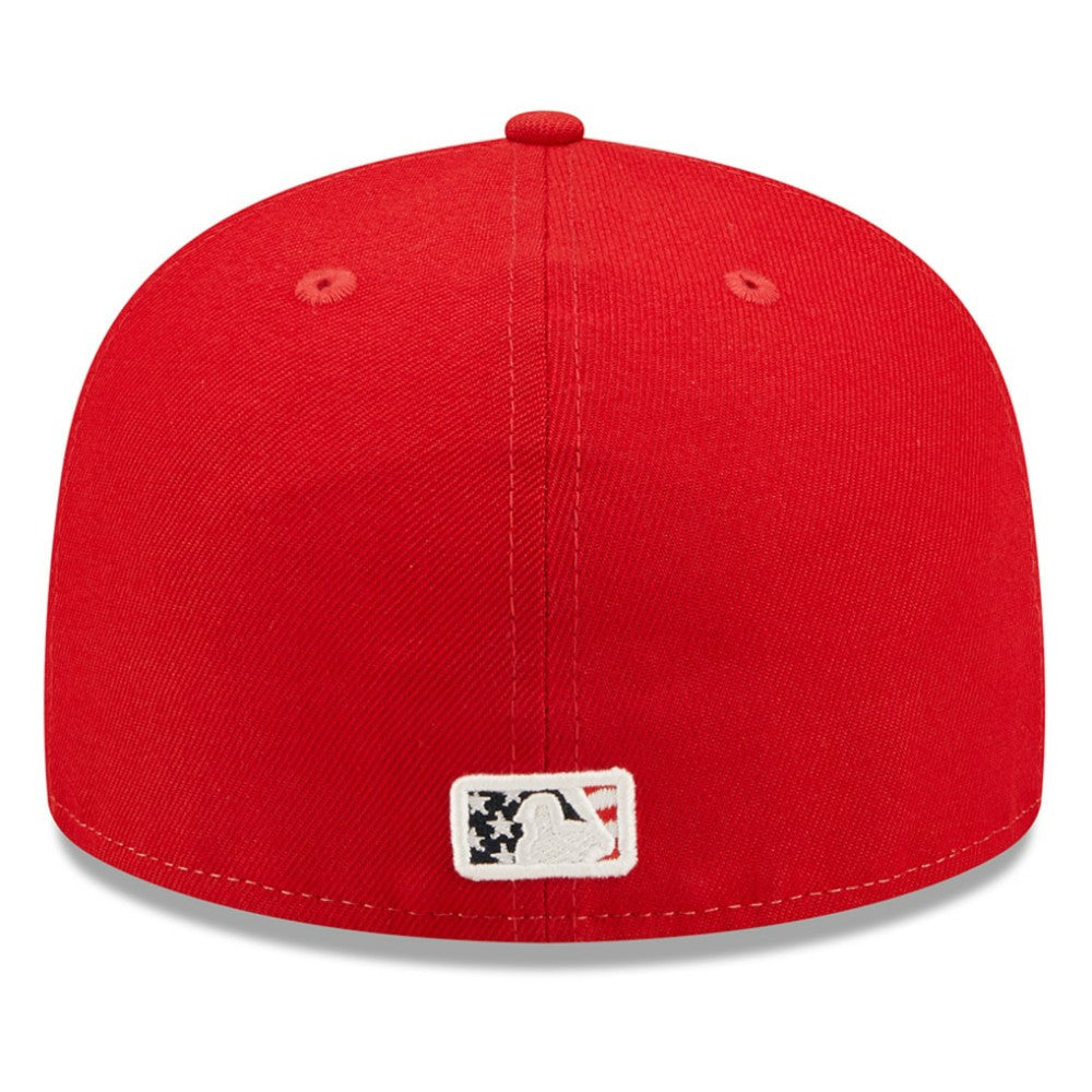 Athletics 2022 4th of July On-Field 59FIFTY Fitted Hat Red