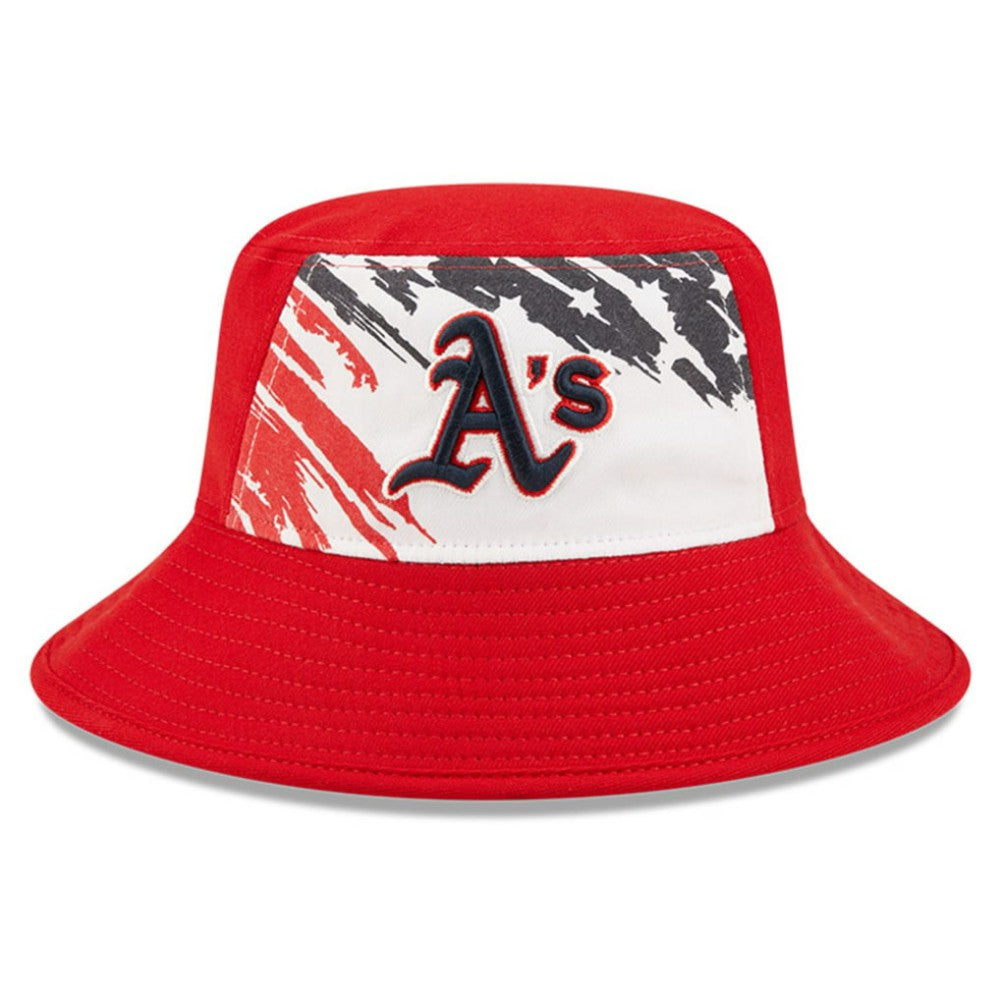 Athletics 2022 4th of July Bucket Hat Red