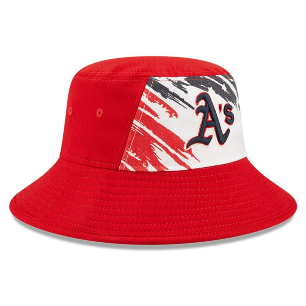 Athletics 2022 4th of July Bucket Hat Red