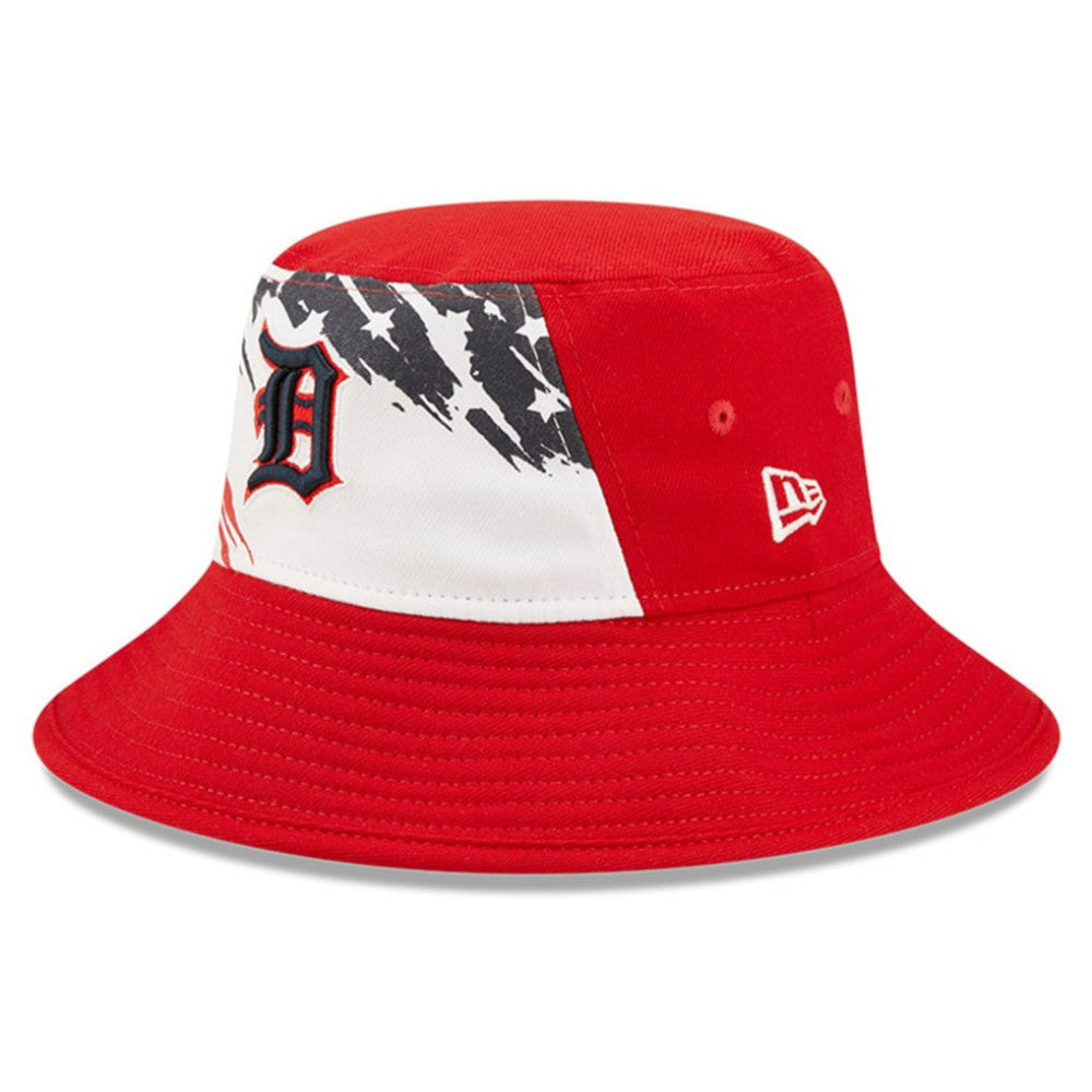 Detroit Tigers 2022 4th of July Bucket Hat Red