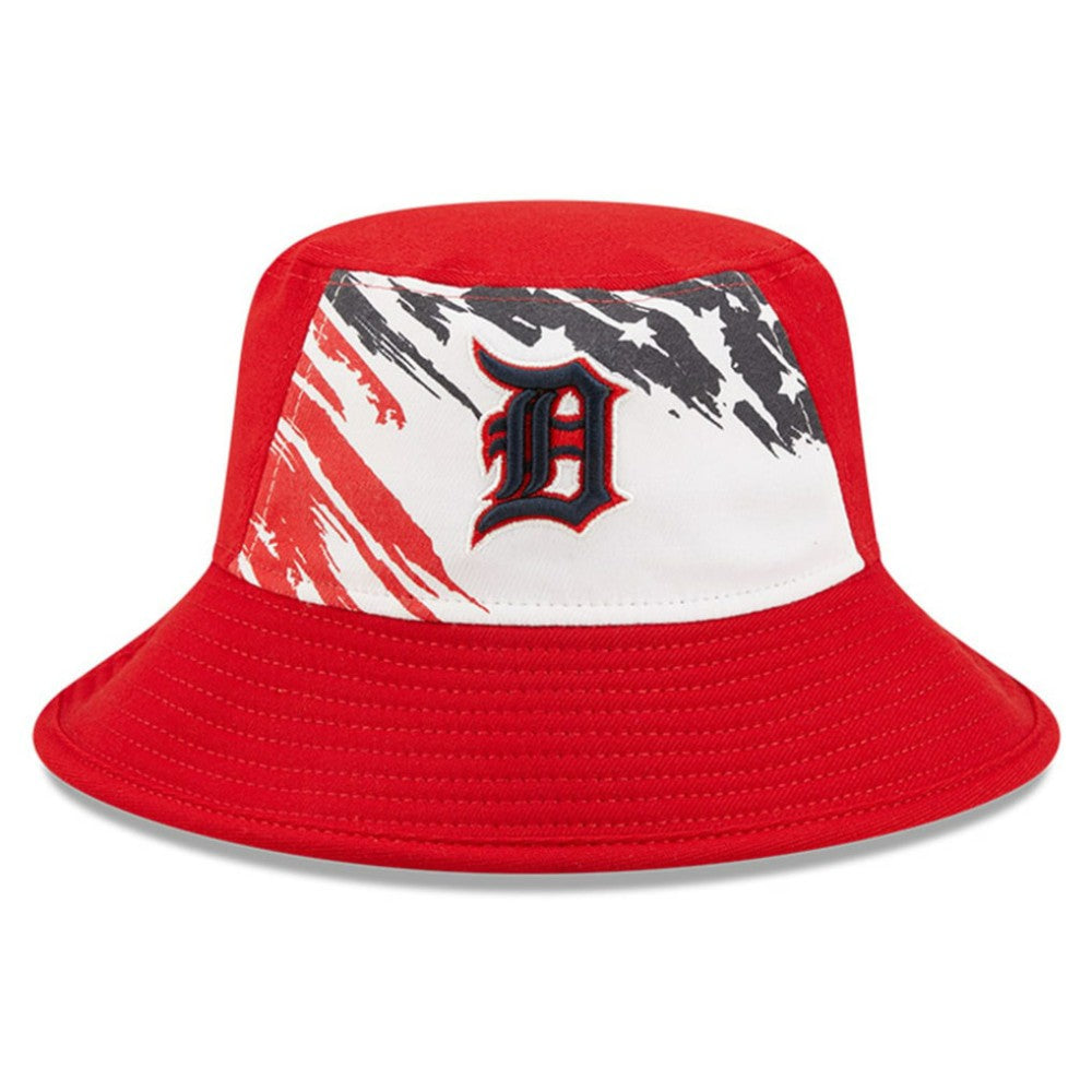 Detroit Tigers 2022 4th of July Bucket Hat Red