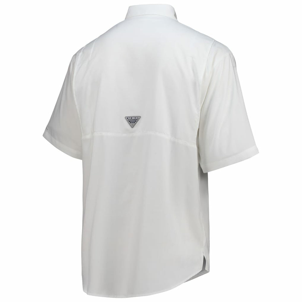 Dallas Cowboys Tamiami Omni-Shade Button-Down Short Sleeve Shirt - White on sale