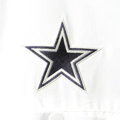Dallas Cowboys Tamiami Omni-Shade Button-Down Short Sleeve Shirt - White on sale