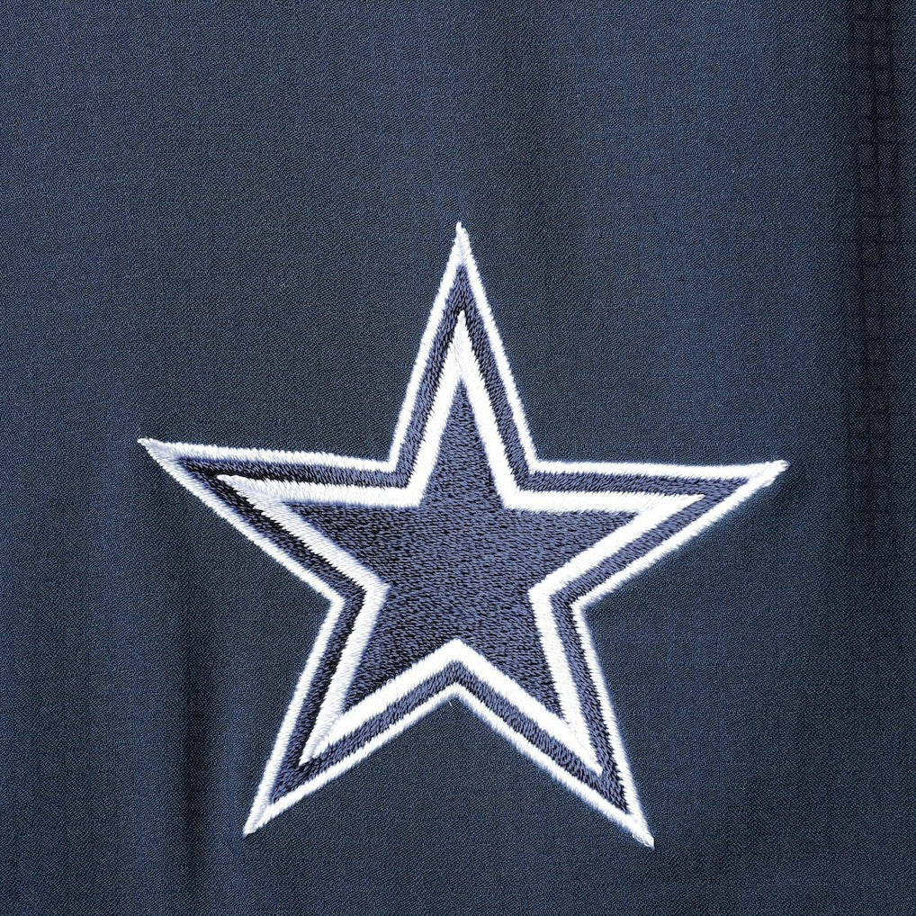 Dallas Cowboys Tamiami Omni-Shade Button-Down Short Sleeve Shirt - Navy for sale