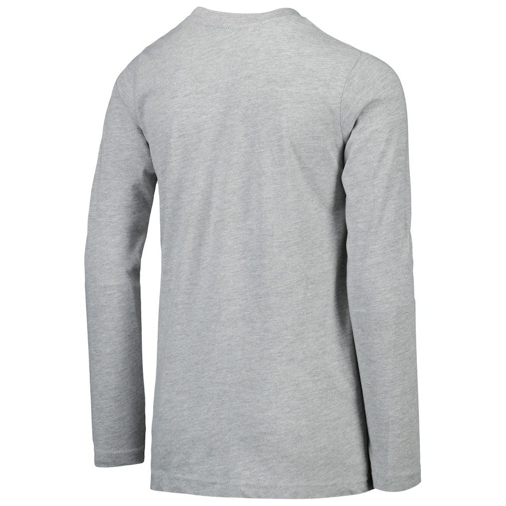 Washington Commanders Youth Head-to-Head Long Sleeve T-Shirt - Heathered Gray for sale