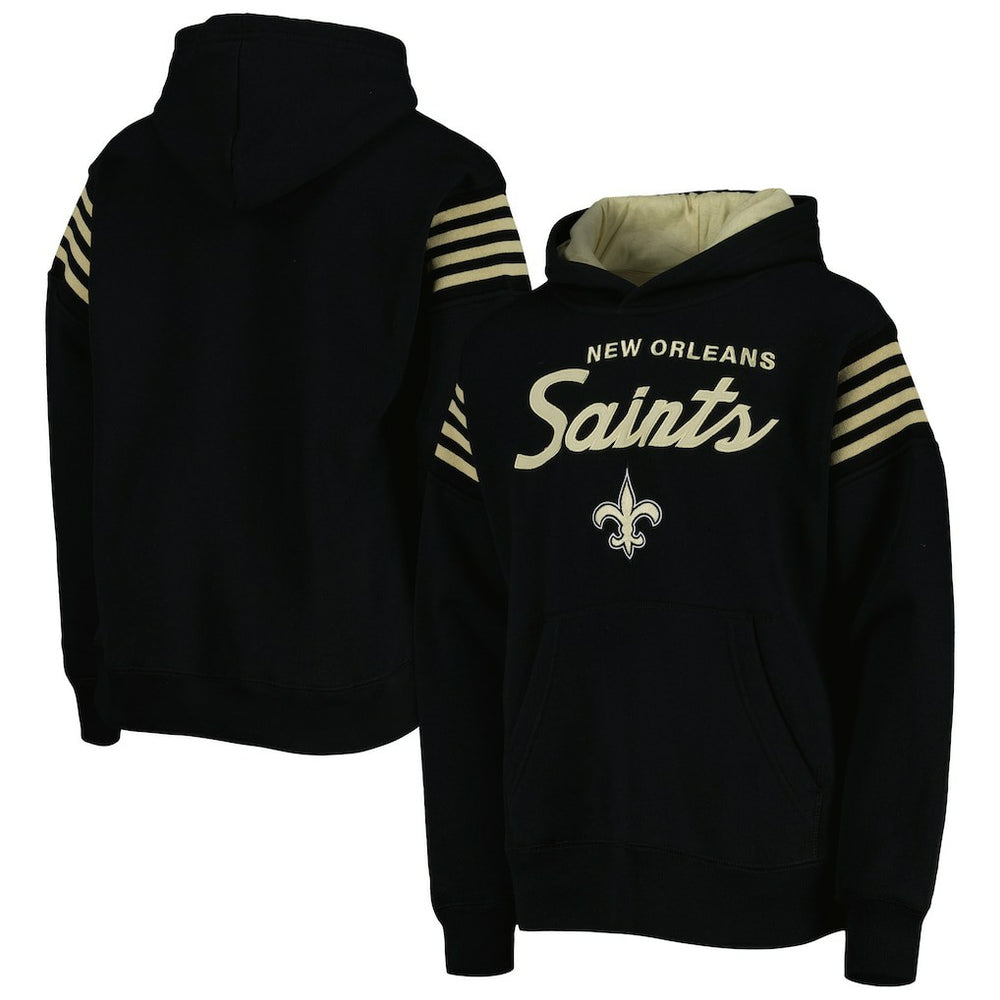 New Orleans Saints Youth The Champ Is Here Pullover Hoodie - Black for sale