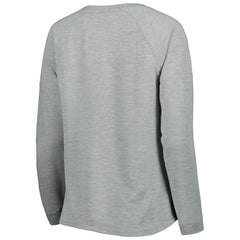 Chicago Bears Juniors All Striped Up Raglan Long Sleeve T-Shirt - Heathered Gray cheap