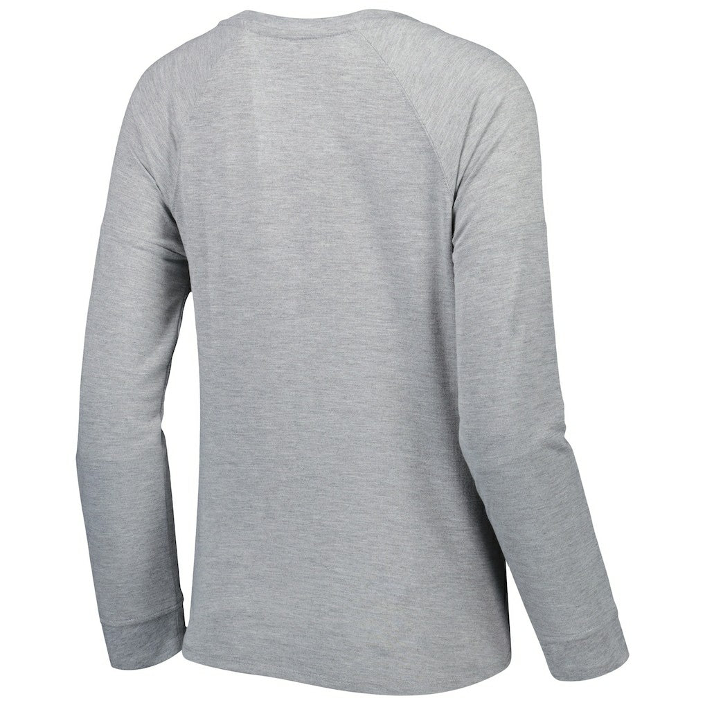 Washington Commanders Juniors All Striped Up Raglan Long Sleeve T-Shirt - Heathered Gray outlet