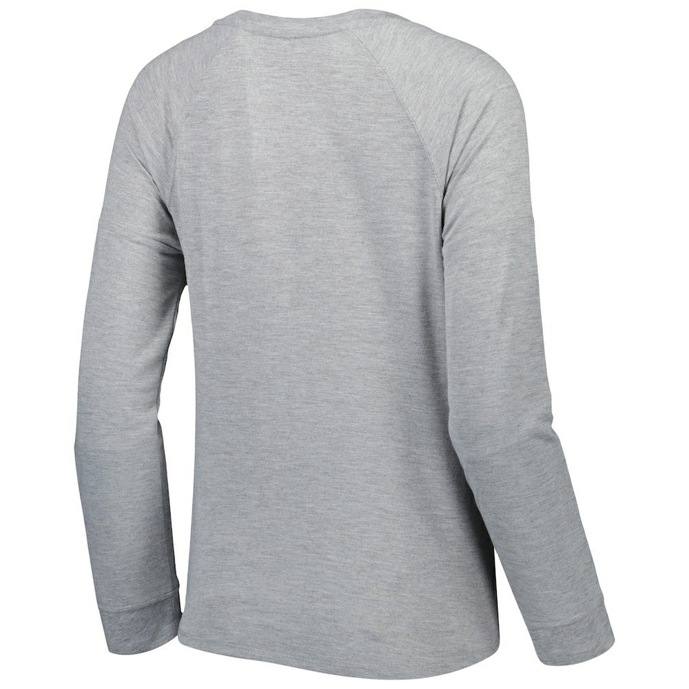 Washington Commanders Juniors All Striped Up Raglan Long Sleeve T-Shirt - Heathered Gray outlet
