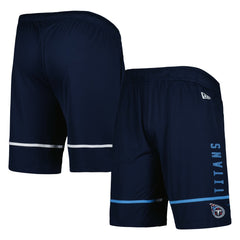 Tennessee Titans New Era Combine Authentic Rusher Training Shorts - Navy for sale
