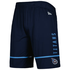 Tennessee Titans New Era Combine Authentic Rusher Training Shorts - Navy for sale