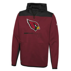 Arizona Cardinals New Era Combine Authentic Hard Hitter Pullover Hoodie - Cardinal cheap