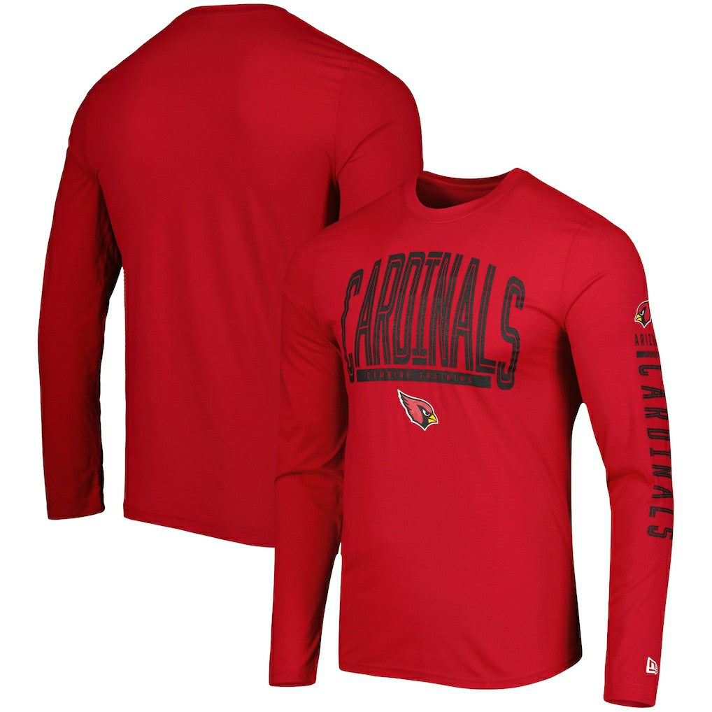 Arizona Cardinals New Era Combine Authentic Home Stadium Long Sleeve T-Shirt - Cardinal on sale