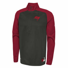 Tampa Bay Buccaneers New Era Combine Authentic O-Line Raglan Half-Zip Jacket - Black outlet
