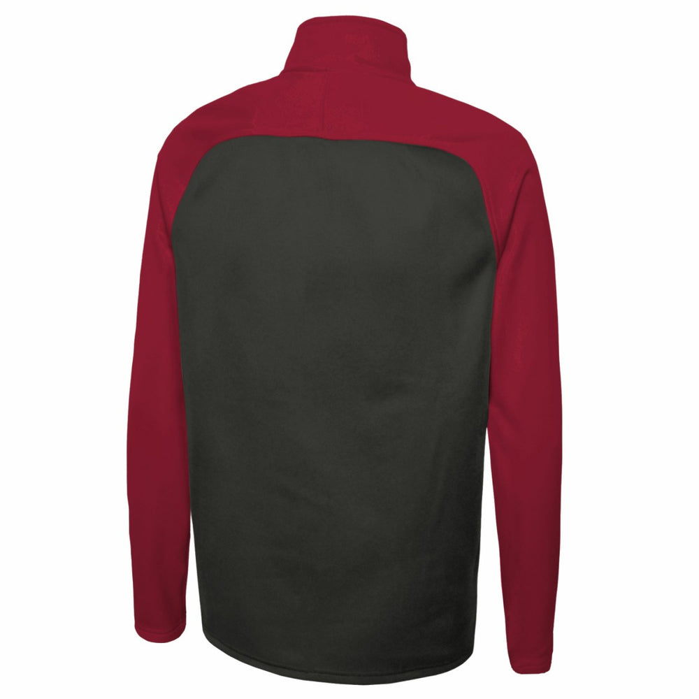 Tampa Bay Buccaneers New Era Combine Authentic O-Line Raglan Half-Zip Jacket - Black outlet