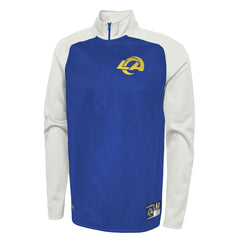 Los Angeles Rams New Era Combine Authentic O-Line Raglan Half-Zip Jacket - Royal online