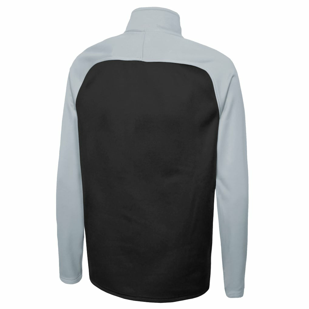 Las Vegas Raiders New Era Combine Authentic O-Line Raglan Half-Zip Jacket - Black online