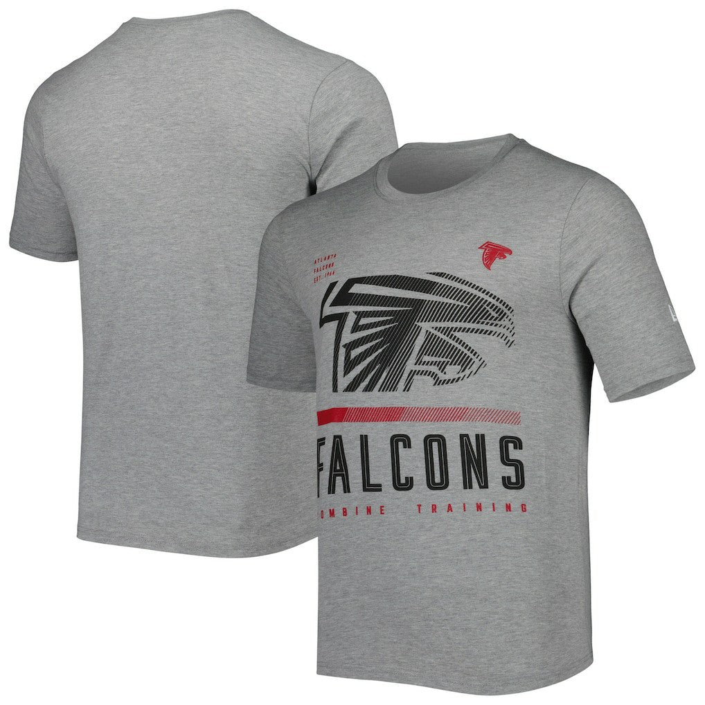 Atlanta Falcons New Era Combine Authentic Red Zone T-Shirt - Heathered Gray outlet