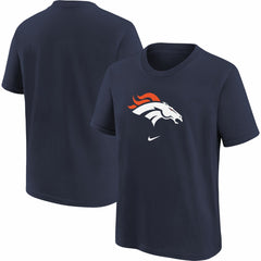 Denver Broncos Youth Logo T-Shirt - Navy sale