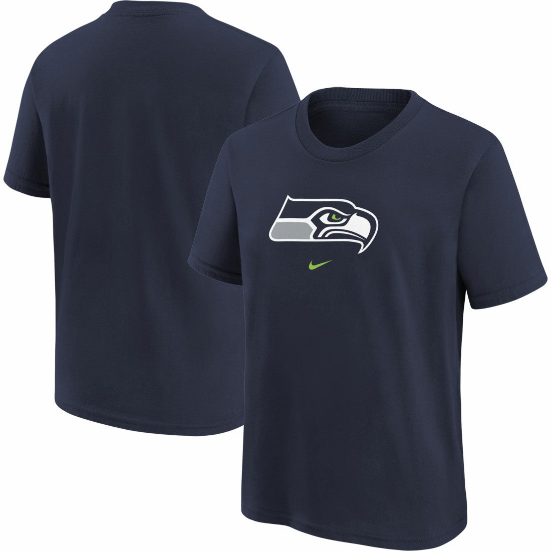 Seattle Seahawks Youth Logo T-Shirt - Navy for sale