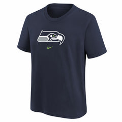 Seattle Seahawks Youth Logo T-Shirt - Navy for sale