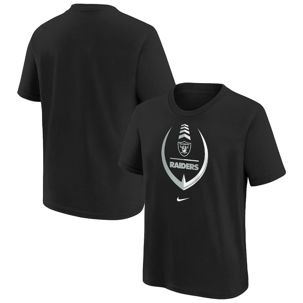 Las Vegas Raiders Girls Preschool Icon T-Shirt - Black sale