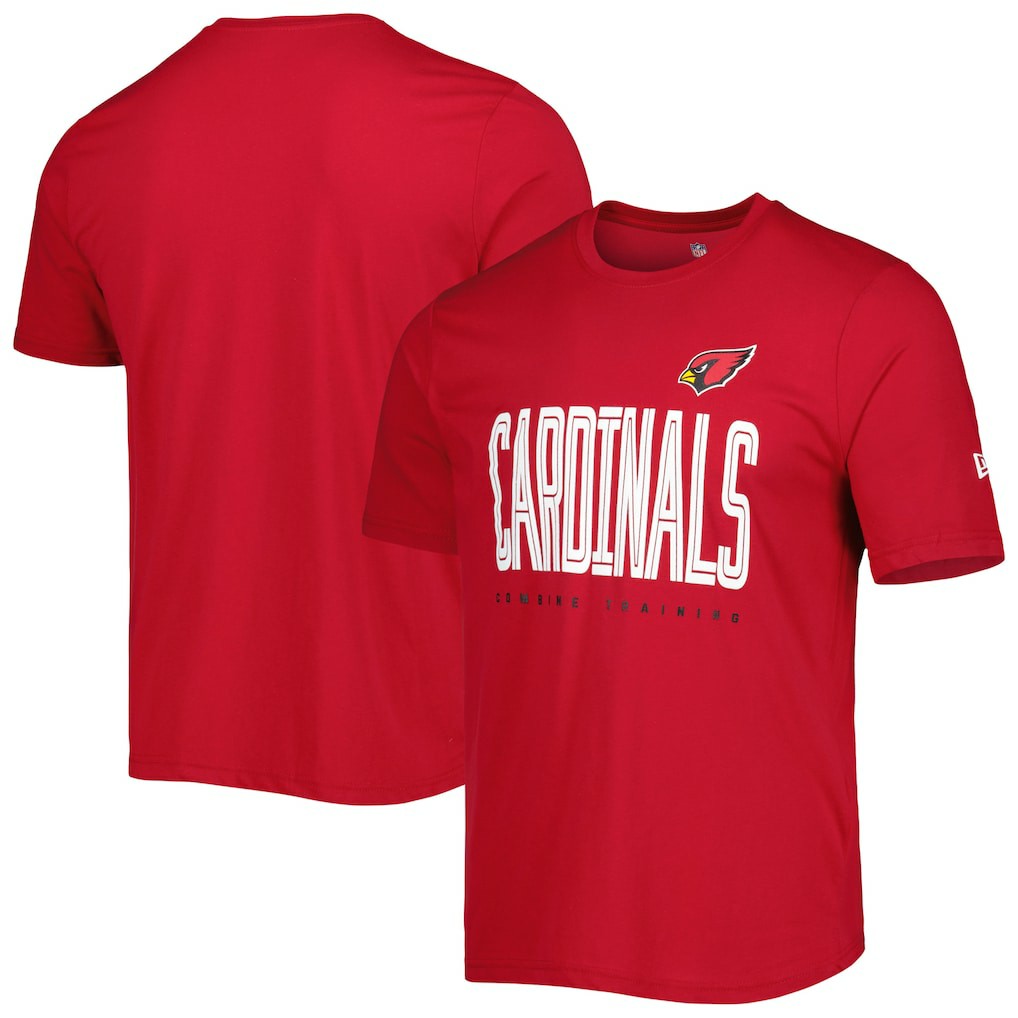 Arizona Cardinals New Era Combine Authentic Training Huddle Up T-Shirt - Cardinal cheap