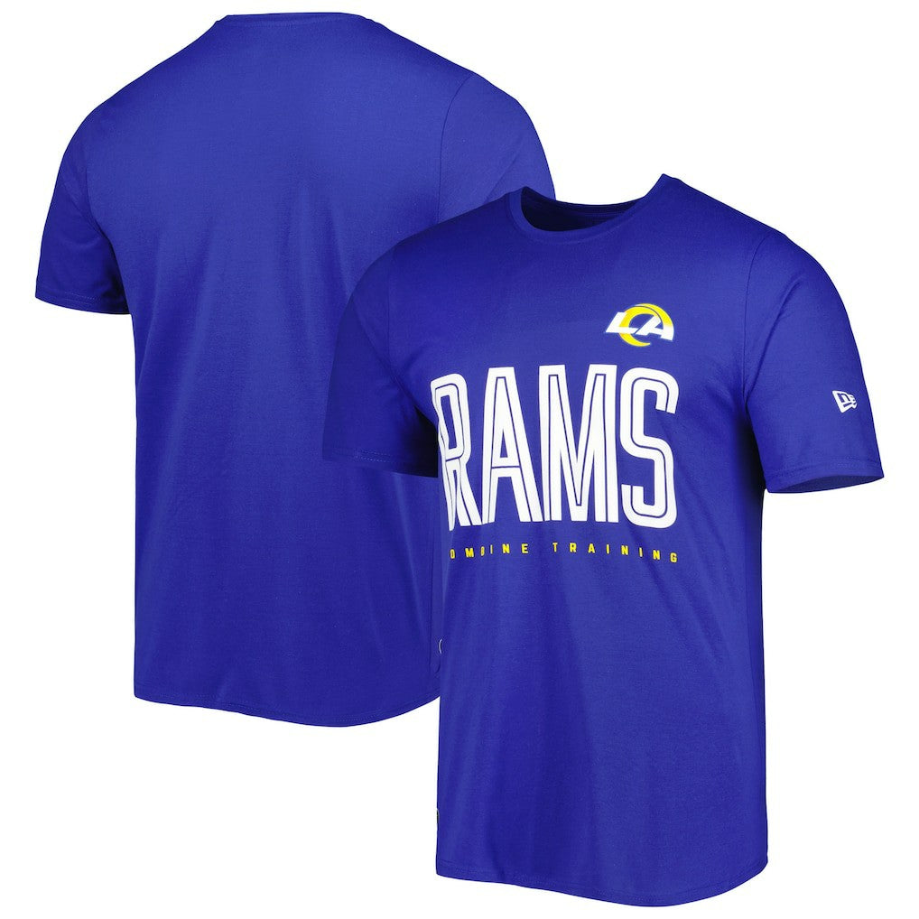 Los Angeles Rams New Era Combine Authentic Training Huddle Up T-Shirt - Royal outlet