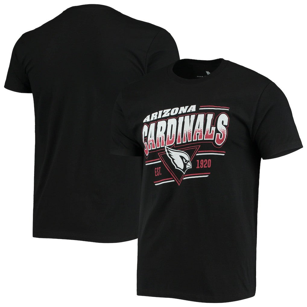 Arizona Cardinals Junk Food Throwback T-Shirt - Black discount