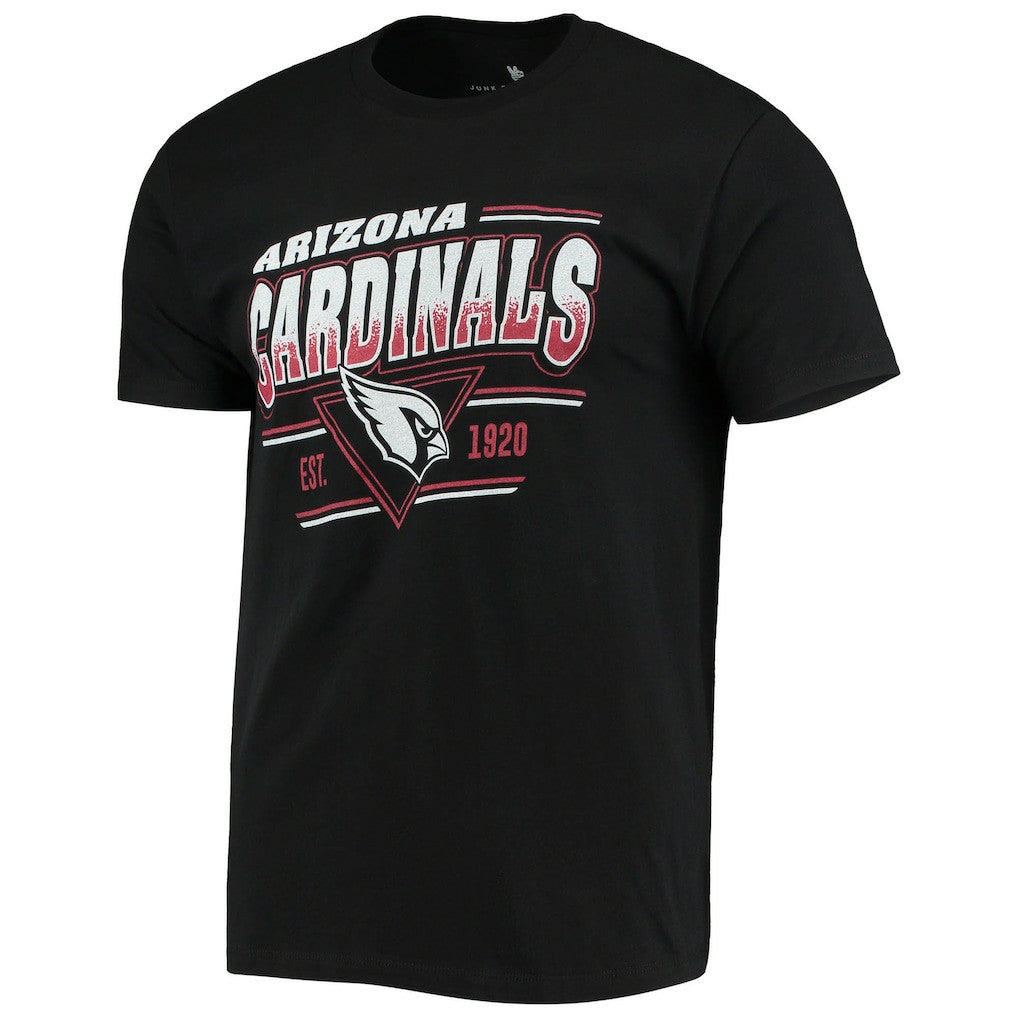 Arizona Cardinals Junk Food Throwback T-Shirt - Black discount