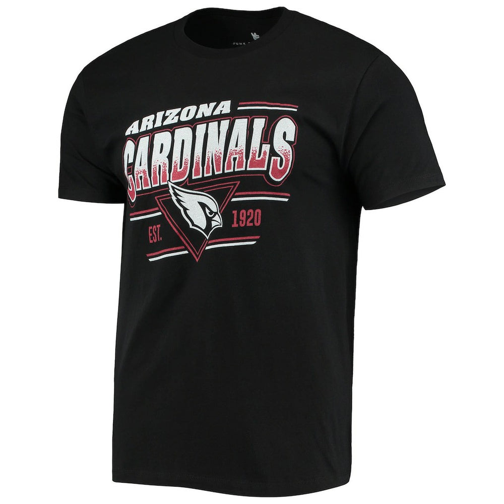 Arizona Cardinals Junk Food Throwback T-Shirt - Black discount