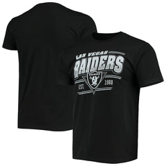 Las Vegas Raiders Junk Food Throwback T-Shirt - Black on sale