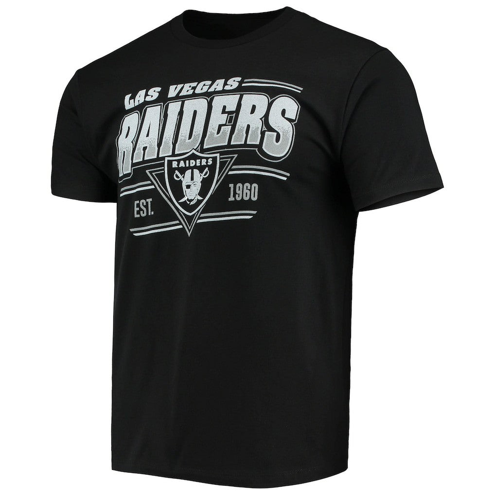 Las Vegas Raiders Junk Food Throwback T-Shirt - Black on sale