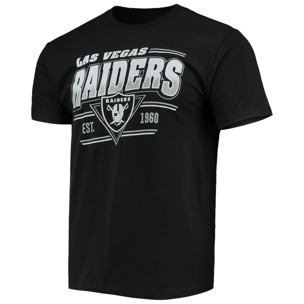 Las Vegas Raiders Junk Food Throwback T-Shirt - Black on sale