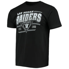 Las Vegas Raiders Junk Food Throwback T-Shirt - Black on sale