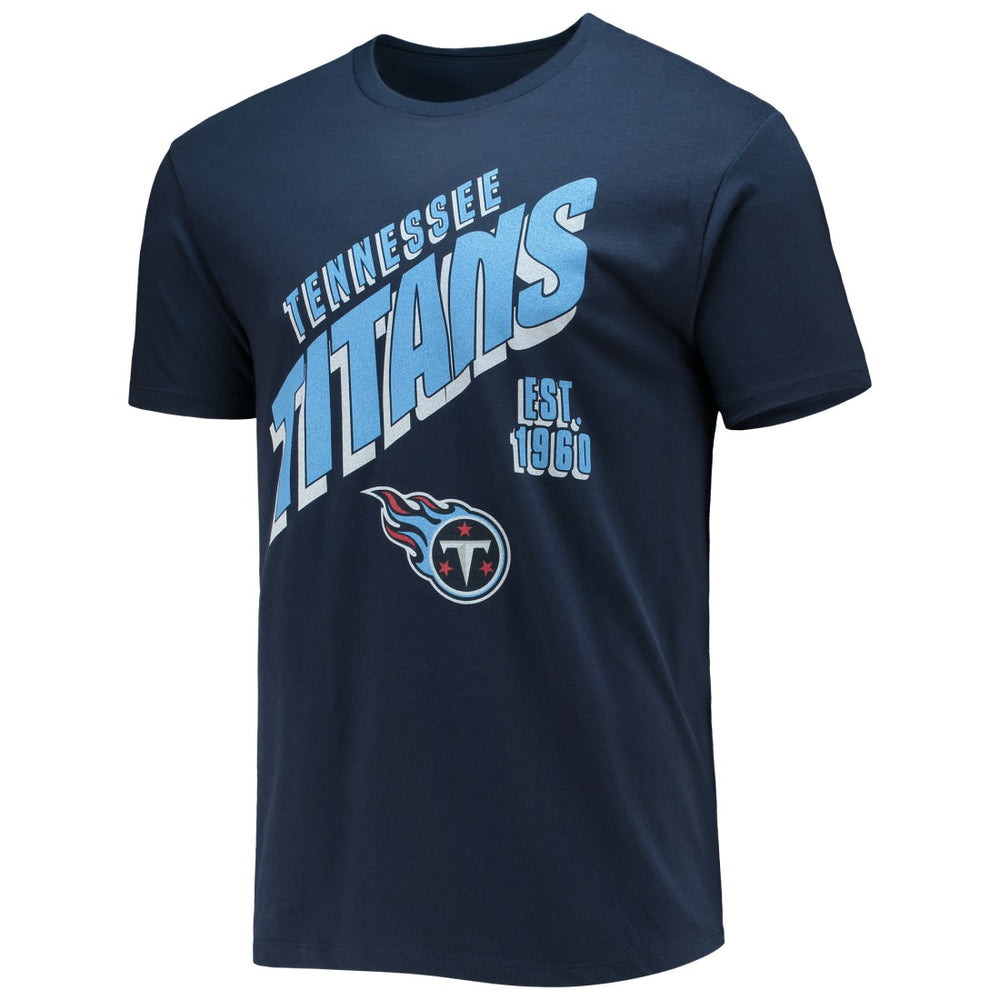 Tennessee Titans Junk Food Slant T-Shirt - Navy outlet