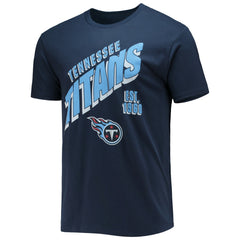 Tennessee Titans Junk Food Slant T-Shirt - Navy outlet