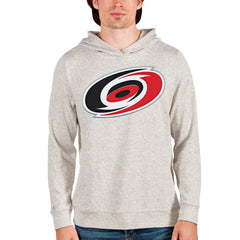 Carolina Hurricanes Antigua Absolute Pullover Hoodie - Oatmeal Hoodies