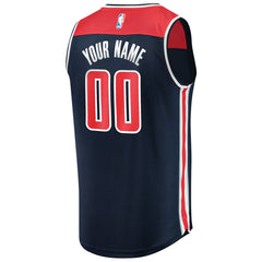 Washington Wizards Fast Break Replica Custom Jersey Navy - Statement Edition shop
