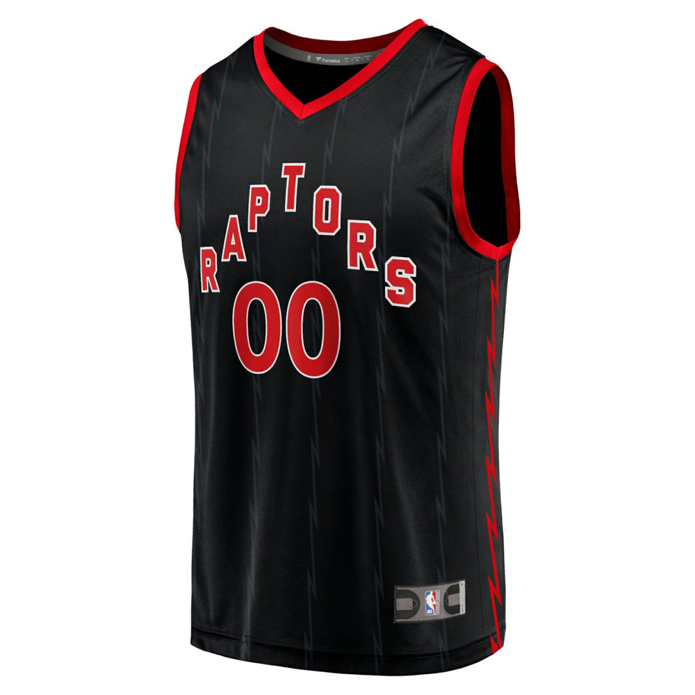 Toronto Raptors Fast Break Replica Custom Jersey Black - Statement Edition shop