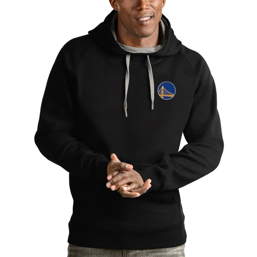 Golden State Warriors Antigua Victory Pullover Hoodie sale - Black on sale