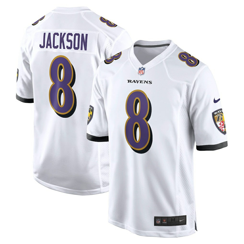 Lamar Jackson Baltimore Ravens Game Jersey - White sale