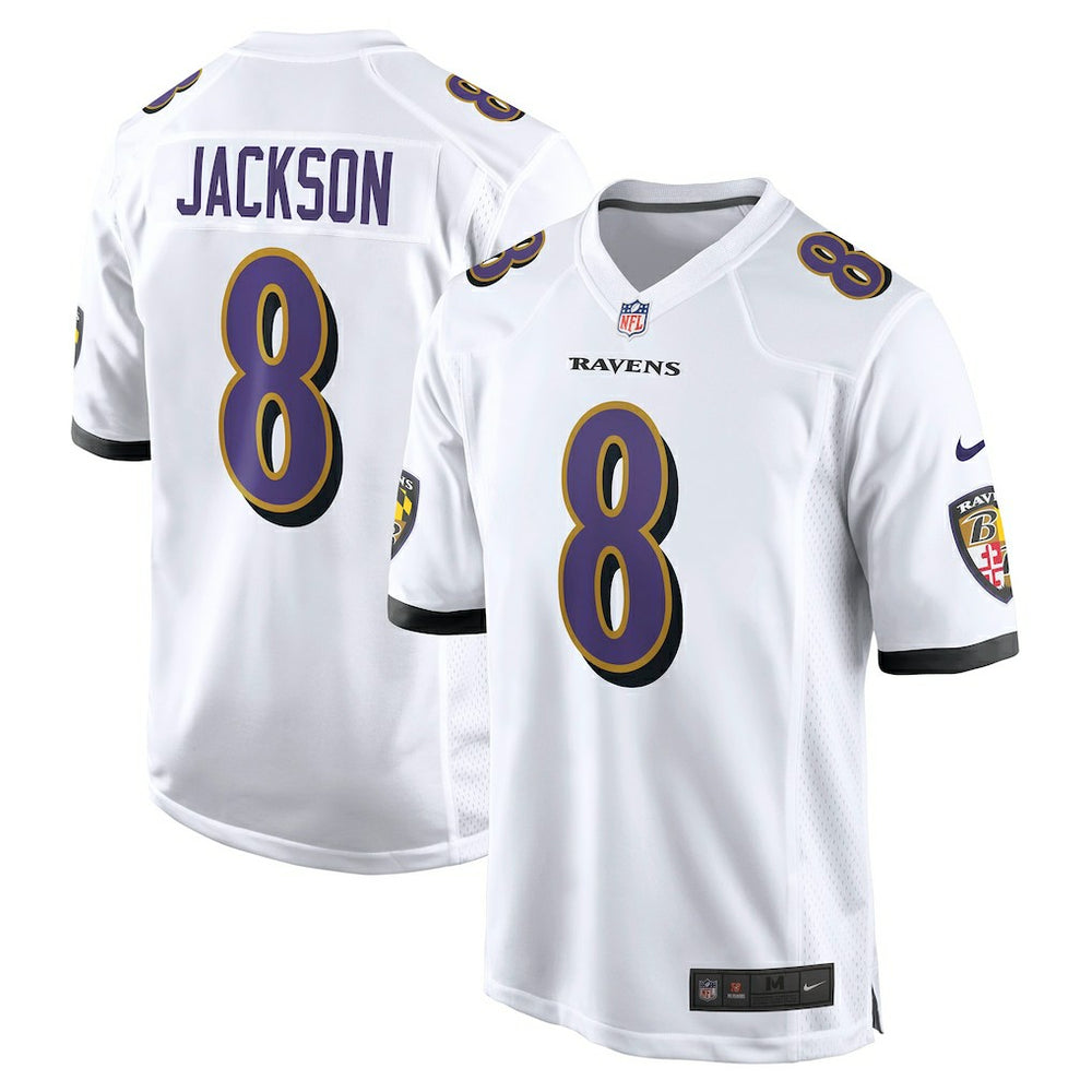 Lamar Jackson Baltimore Ravens Game Jersey - White sale