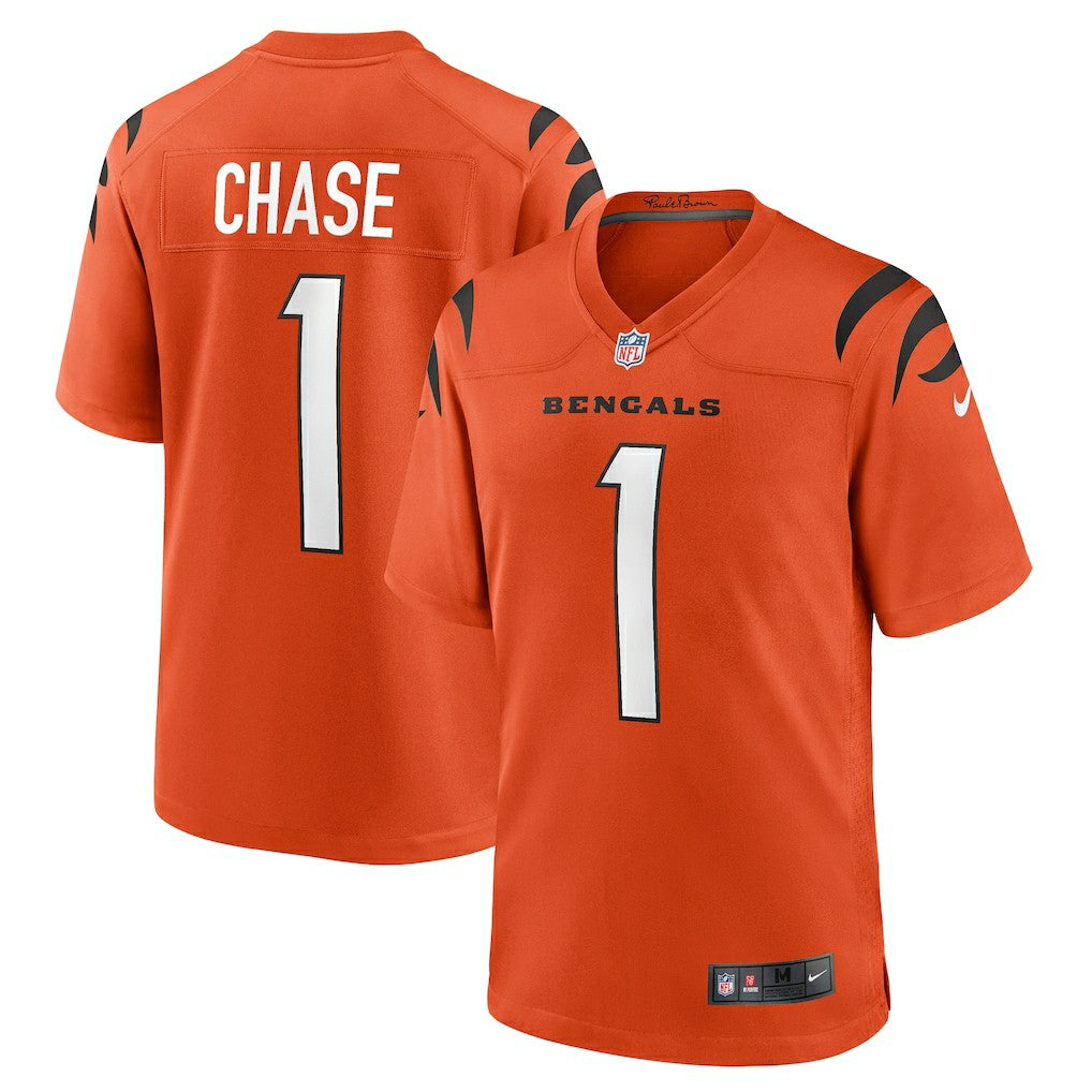 Ja'Marr Chase Cincinnati Bengals Alternate Game Jersey - Orange cheap