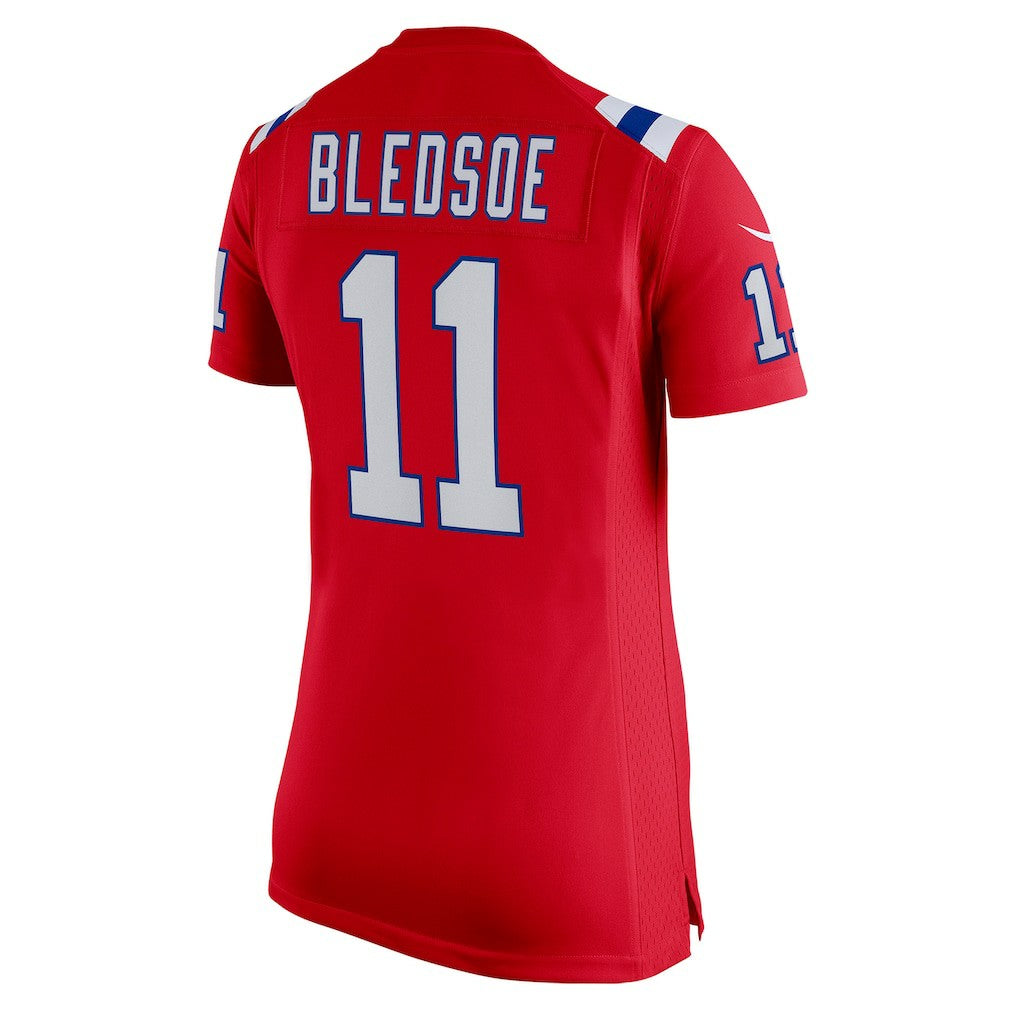 Drew Bledsoe New England Patriots Women's Retired Game Jersey - Red on sale
