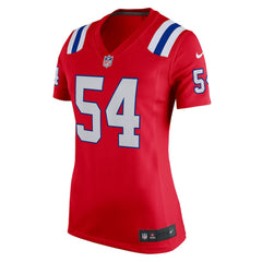 Tedy Bruschi New England Patriots Women's Retired Game Jersey - Red cheap