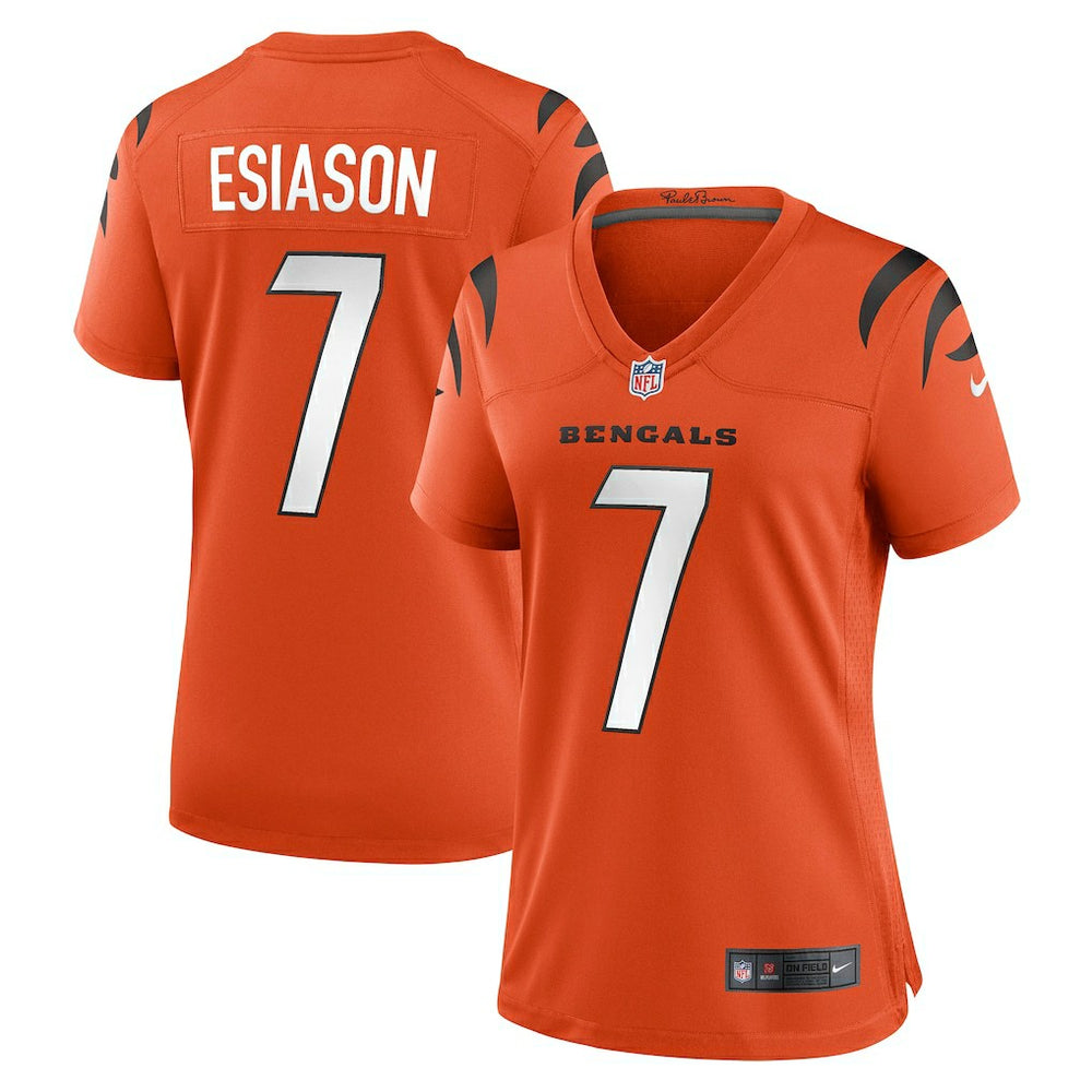 Boomer Esiason Cincinnati Bengals Women's Retired Game Jersey - Orange on sale