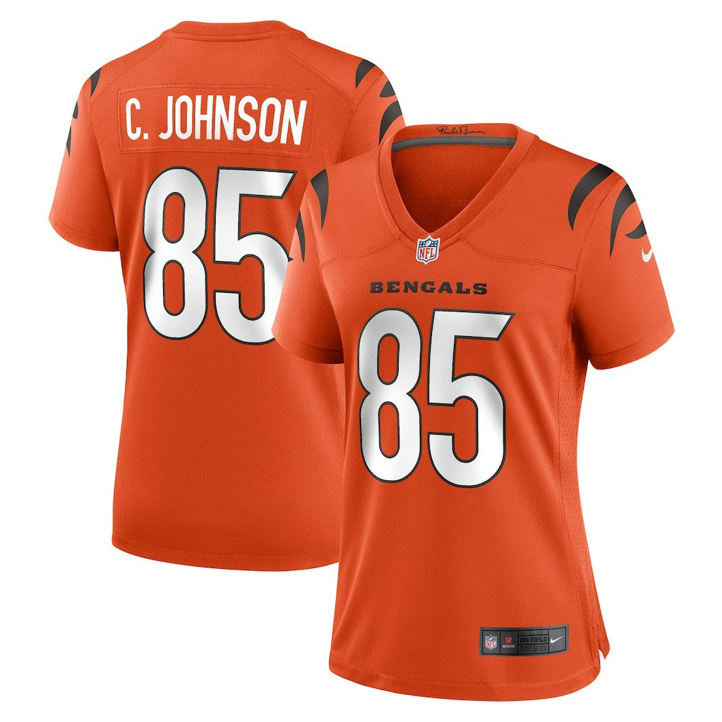Chad Johnson Cincinnati Bengals Women's Retired Game Jersey - Orange on sale