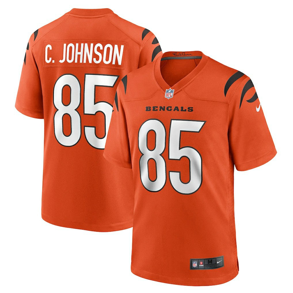 Chad Johnson Cincinnati Bengals Retired Player Alternate Game Jersey - Orange for sale
